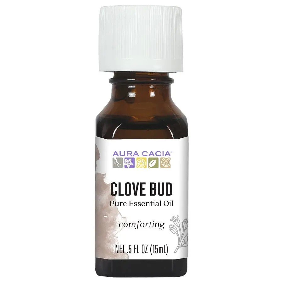 Aura Cacia Clove Bud Essential Oil 0.5 oz Oil