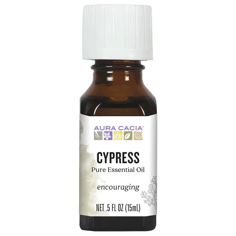 Aura Cacia Cypress Essential Oil 0.5 oz Oil