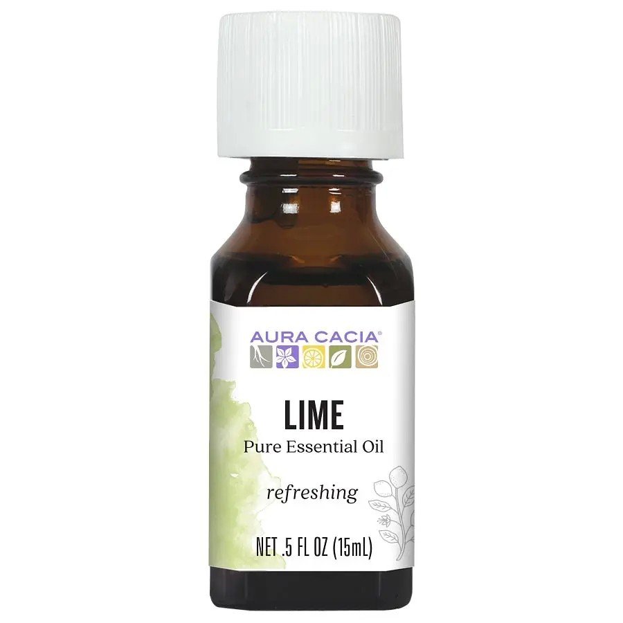 Aura Cacia Lime Essential Oil 0.5 oz Oil