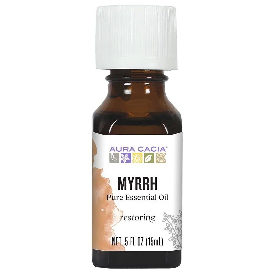 Aura Cacia Myrrh Essential Oil 0.5 oz Oil