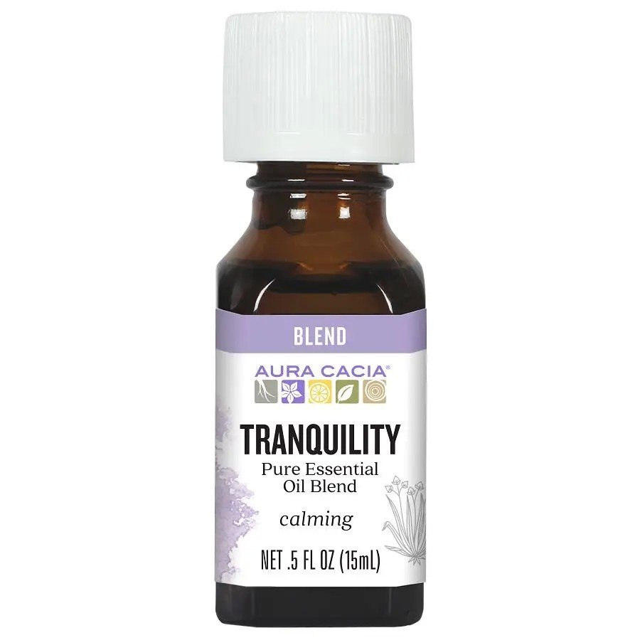 Aura Cacia Tranquility Essential Oil Blend 0.5 fl oz (15 mL) Oil