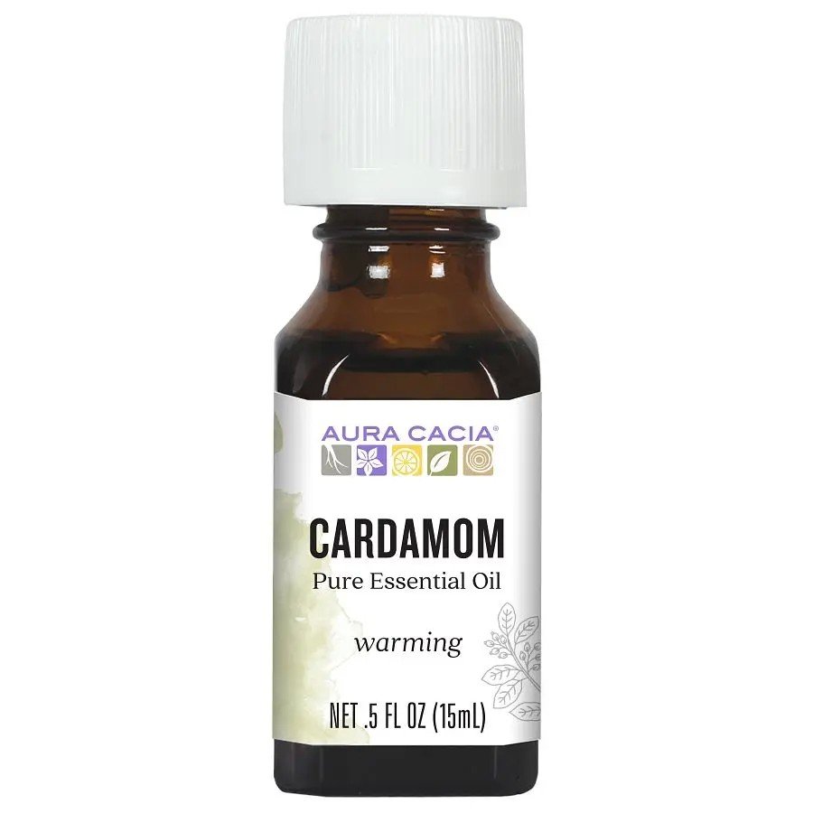 Aura Cacia Essential Oil Cardamom Seed 0.5 oz EssOil