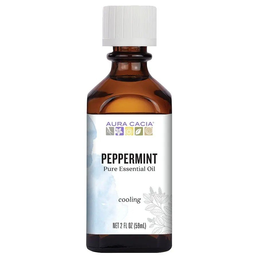 Aura Cacia Essential Oil-Peppermint 2 oz Oil