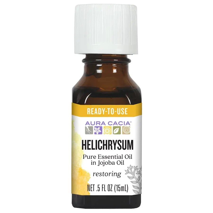 Aura Cacia Helichrysum (in jojoba oil) 0.5 fl oz Liquid