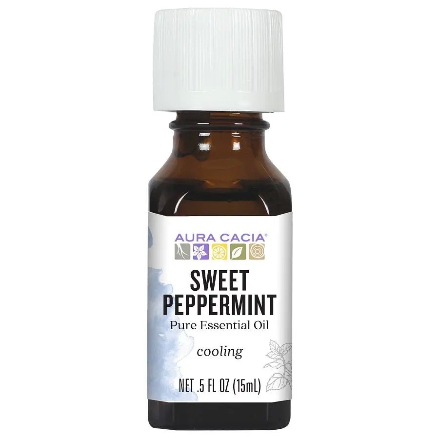 Aura Cacia Sweet Peppermint Essential Oil 0.5 fl oz Oil