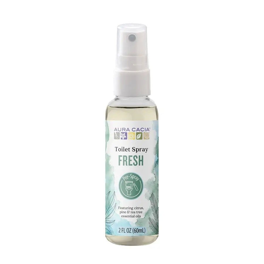 Aura Cacia Fresh Toilet Spray 2 fl oz Spray