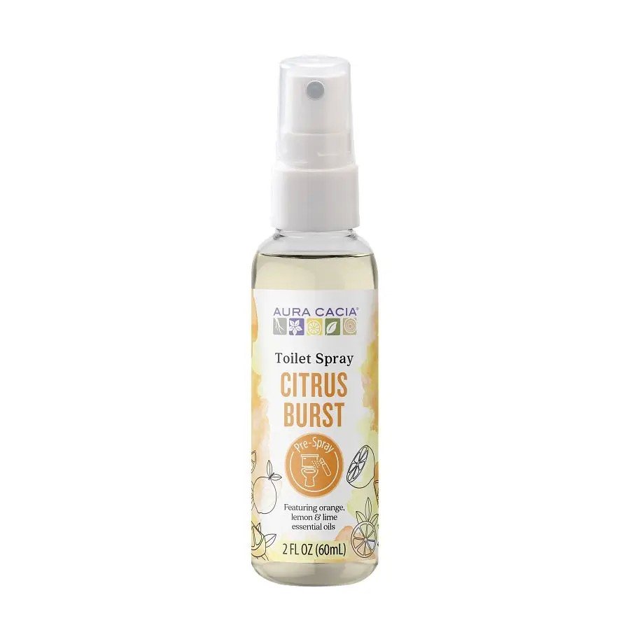 Aura Cacia Citrus Burst Toilet Spray 2 fl oz Spray