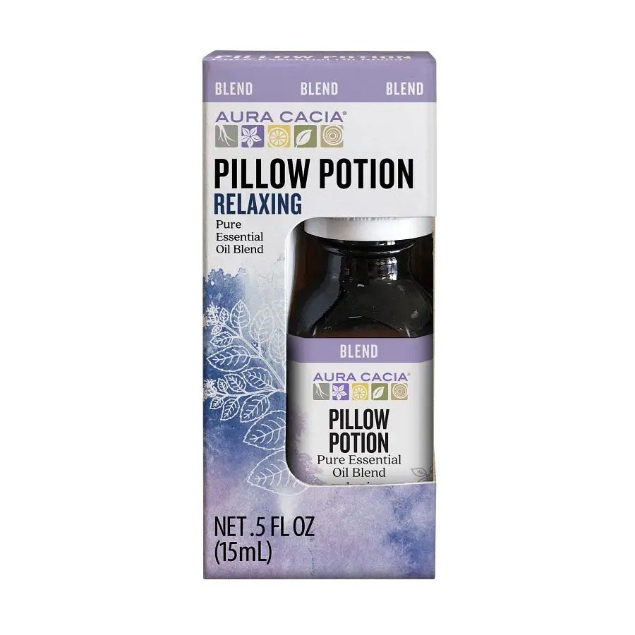 Aura Cacia Essential Oil Blend Pillow Potion 0.5 fl oz Oil