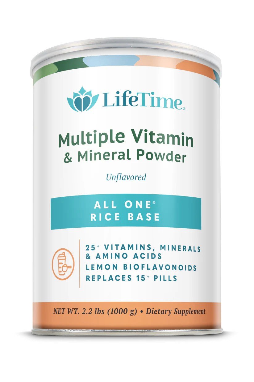 LifeTime All One Rice Base  Multiple Vitamin &amp; Mineral Powder 2.2 lbs Powder