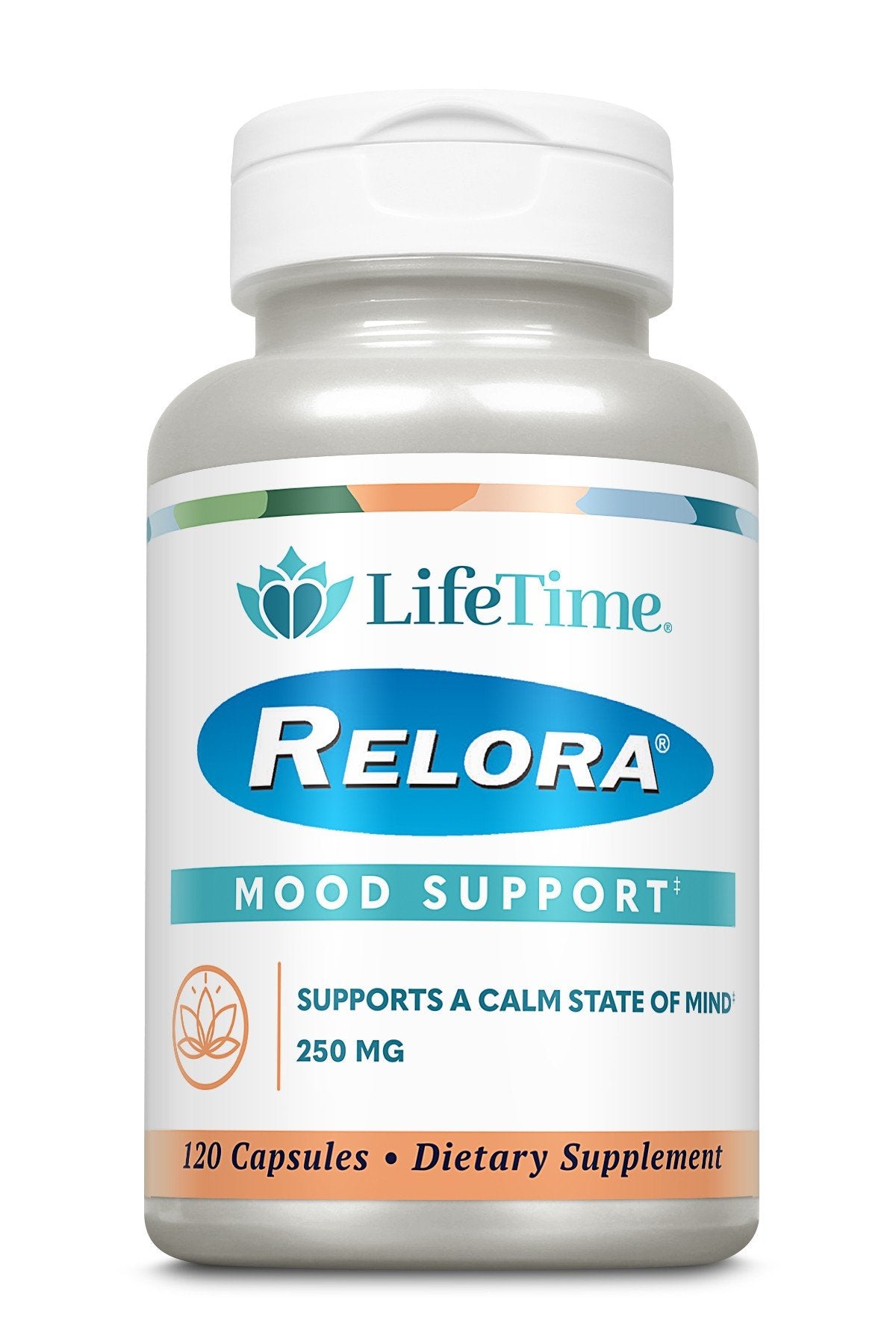 LifeTime Anti Anxiety Relora 250 mg Anxiety Appetite Control 120 Capsule