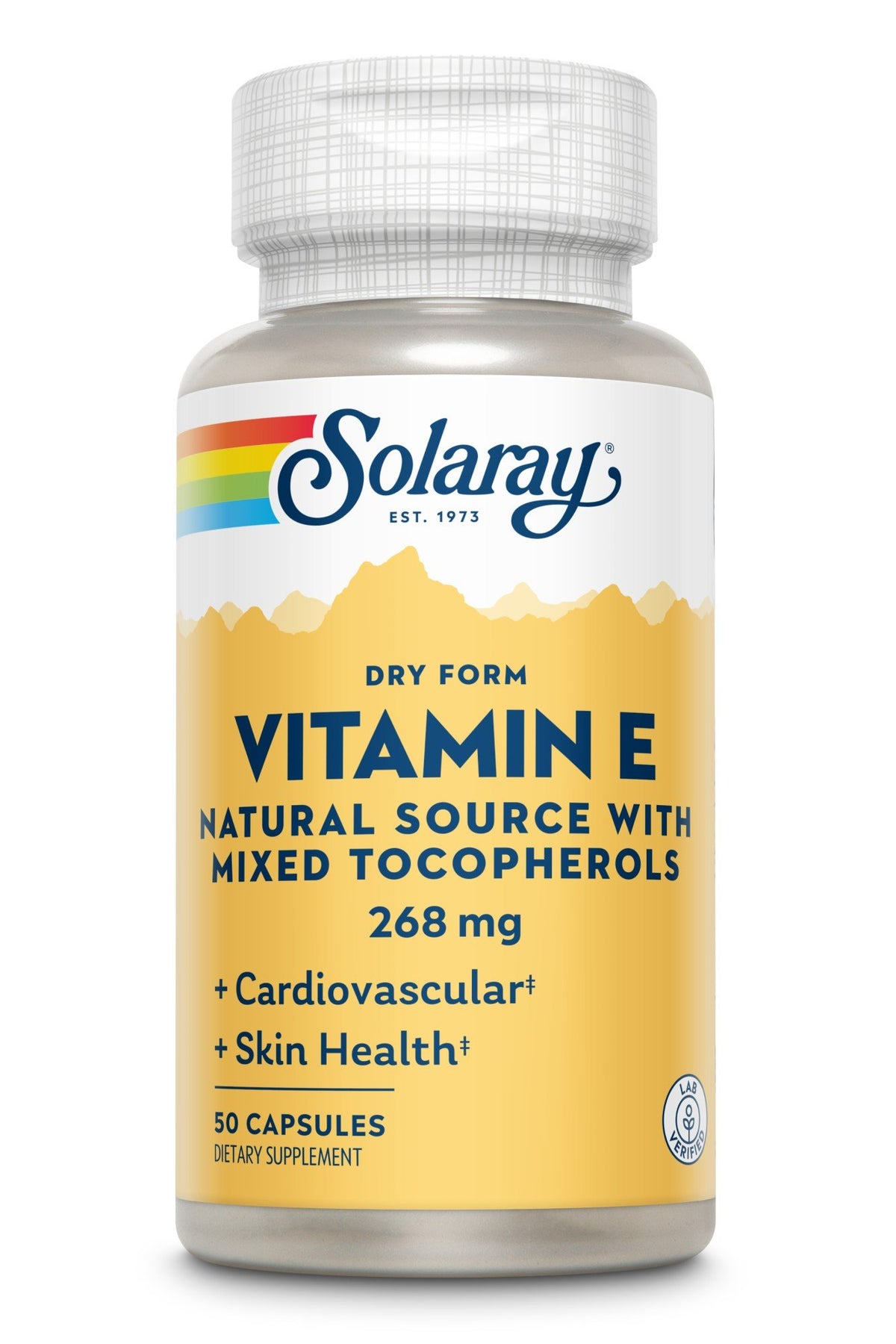 Solaray Dry Vitamin E 268 mg 50 Capsule