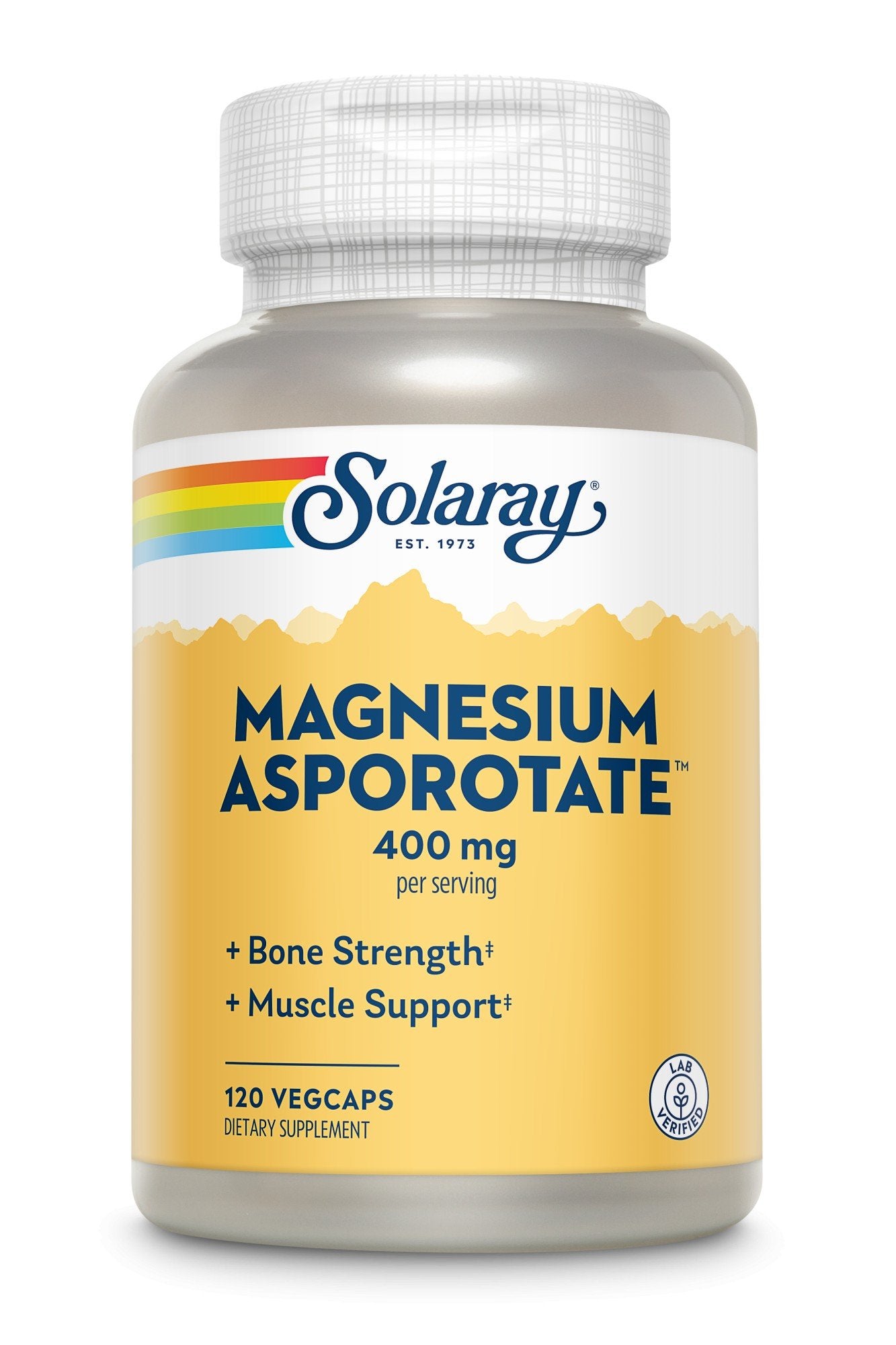 Solaray Magnesium Asporotate 400 mg 120 Capsule