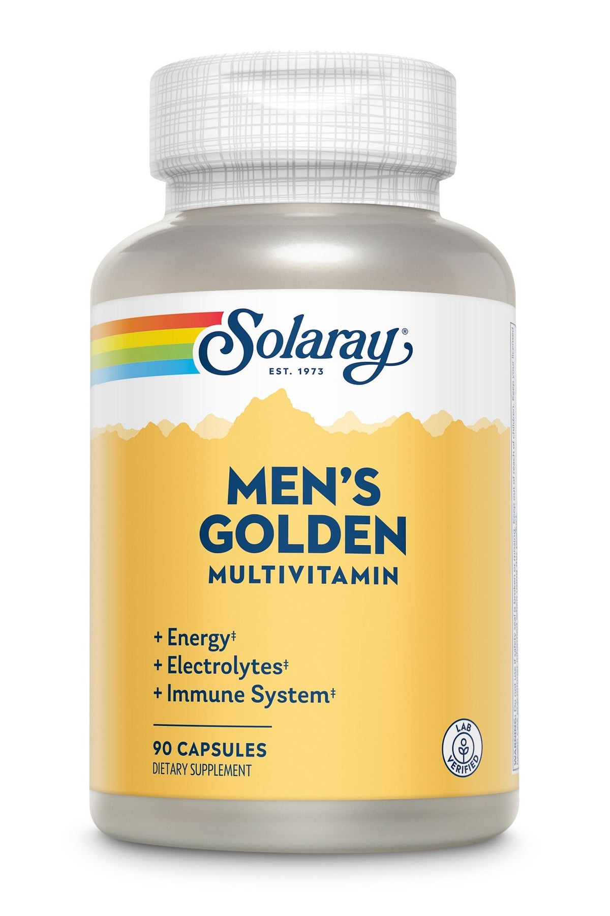 Solaray Men&#39;s Golden Multi-Vita-Min 90 Capsule