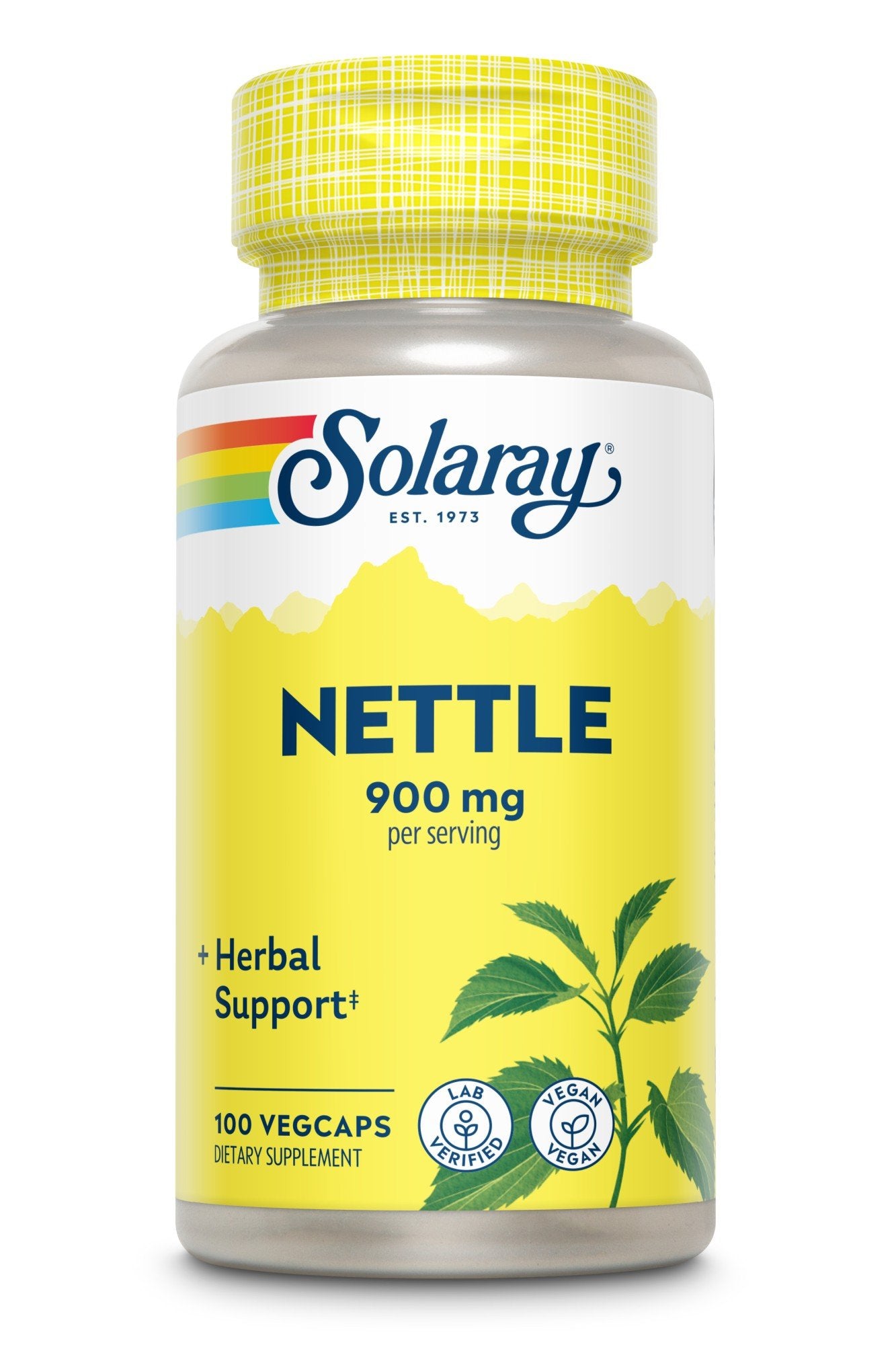 Solaray Organically Grown Nettle Leaves 450mg 100 VegCaps