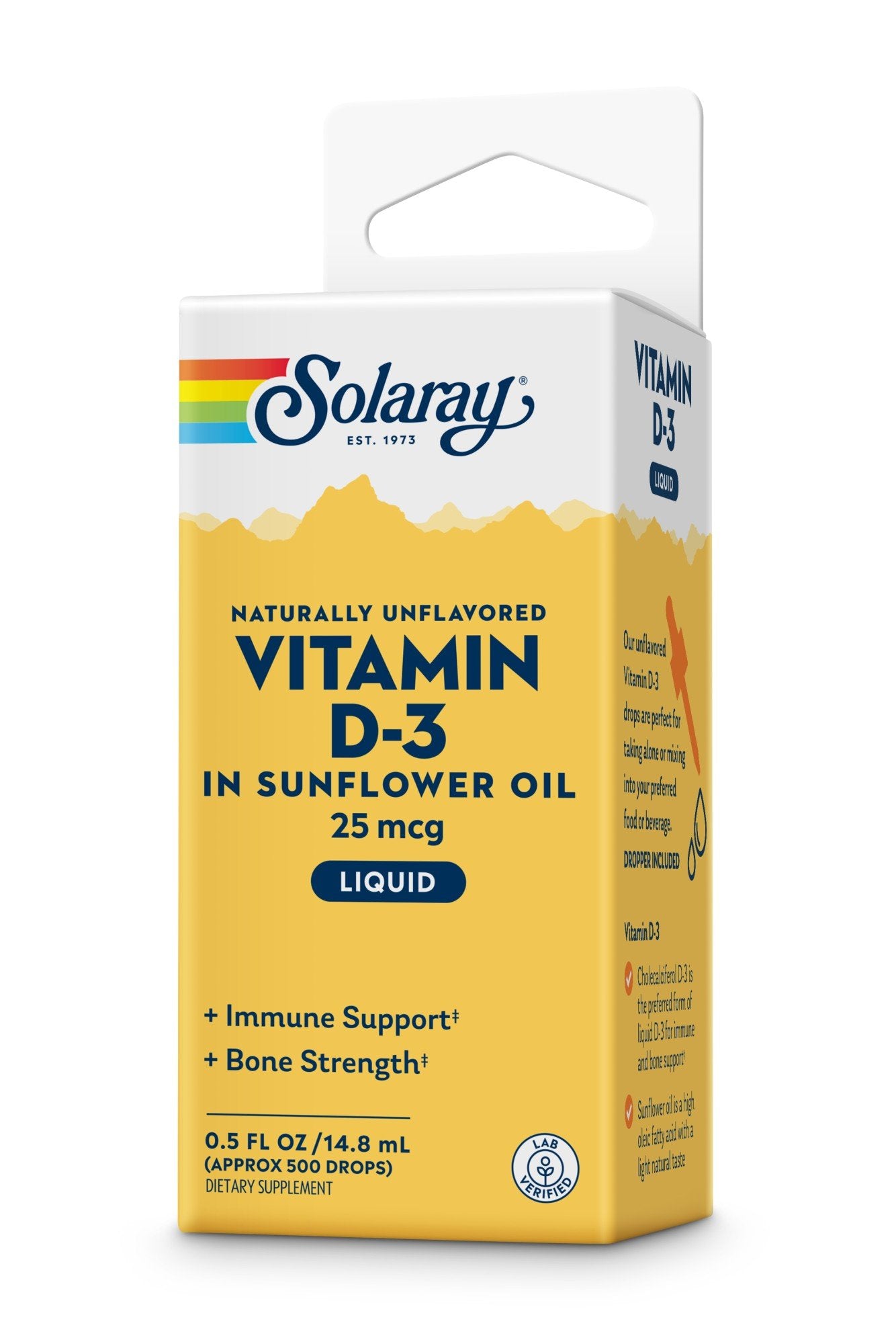 Solaray Liquid D-3 0.5 oz Liquid