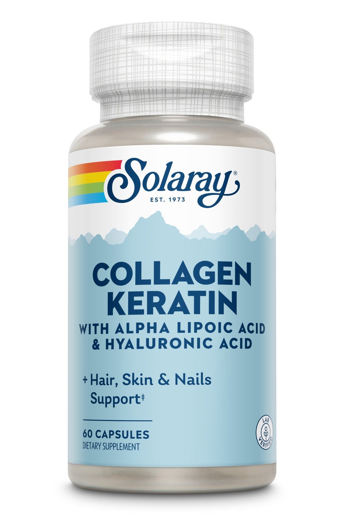 Solaray Collagen Keratin Type I,II, &amp; III 60 Capsule