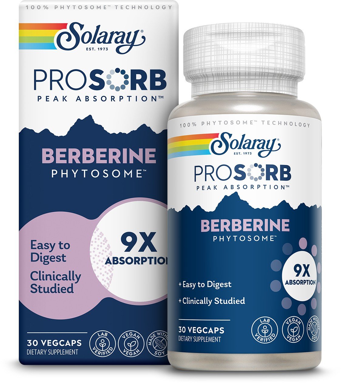 Solaray Prosorb Berberine 9x V 30 VegCap