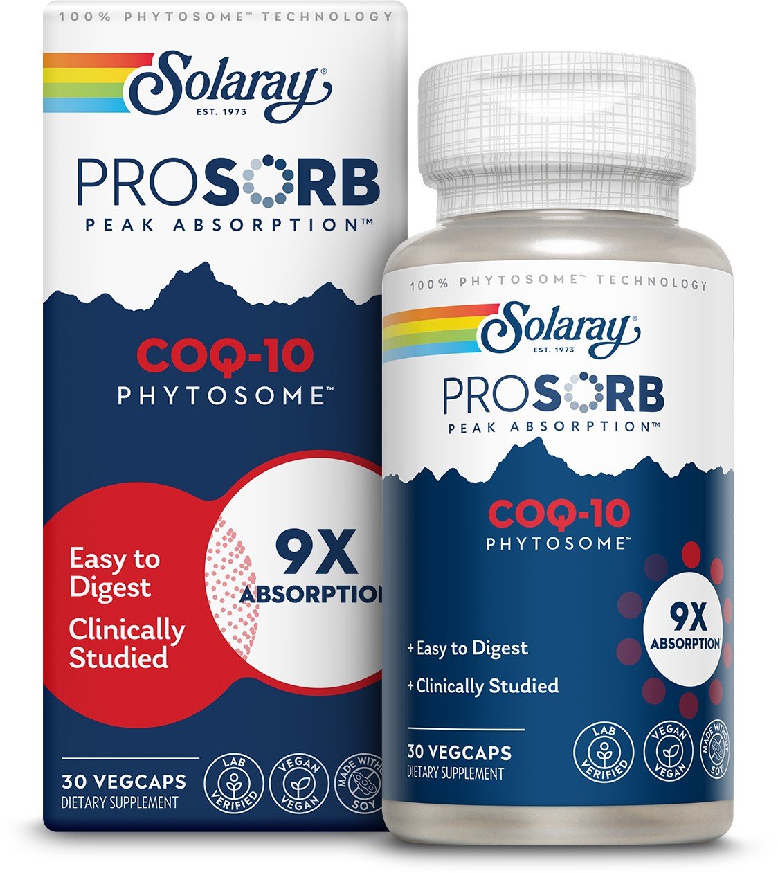 Solaray Prosorb CoQ10 9x V 30 VegCap