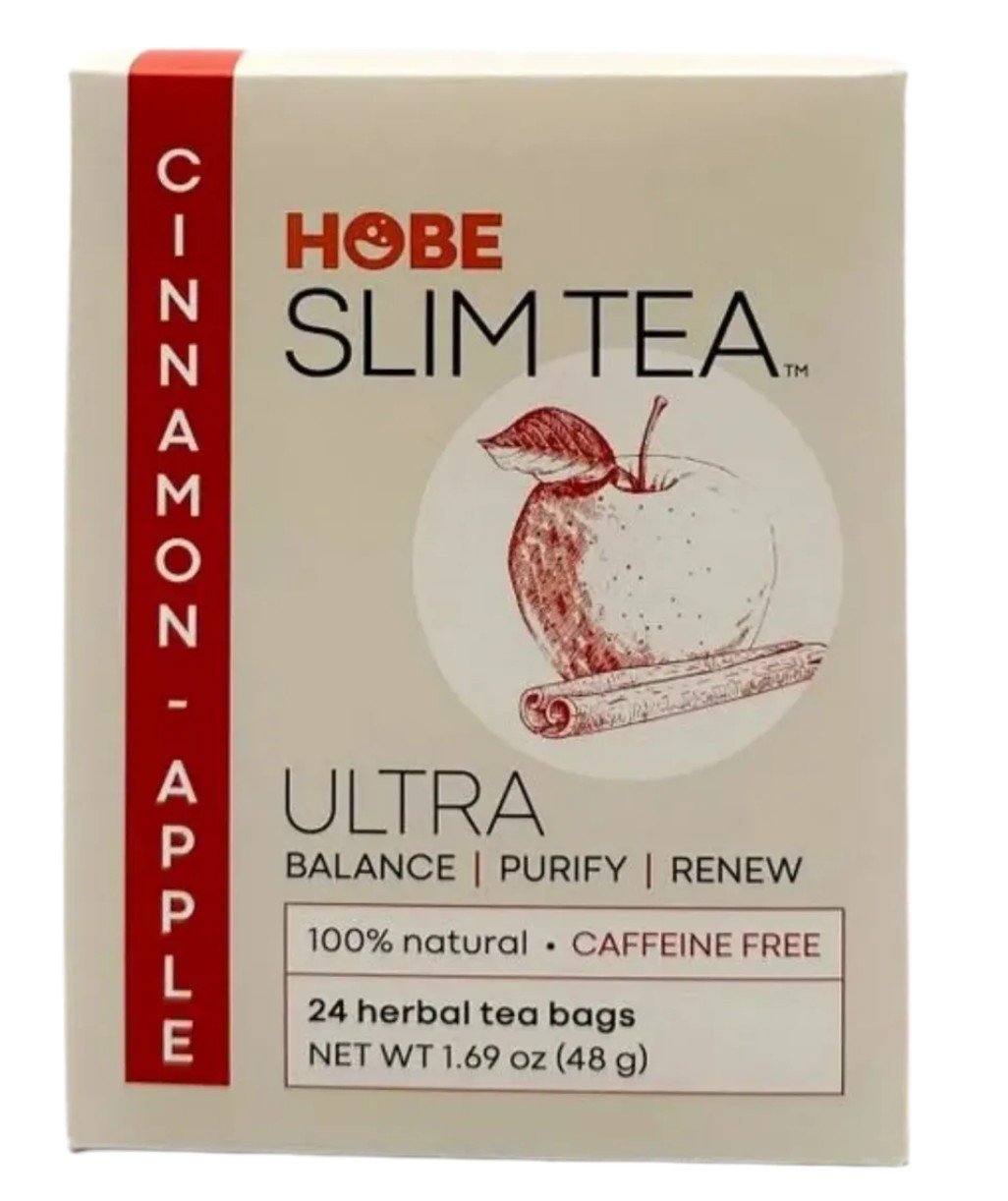 Hobe Labs Ultra Slim Tea-Cinnamon/Apple 24 Bag