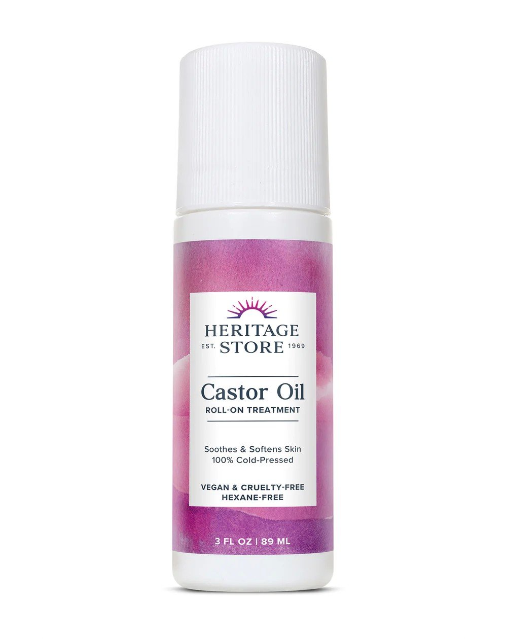 Heritage Store Castor Oil Roll-on 3 oz Roll-on