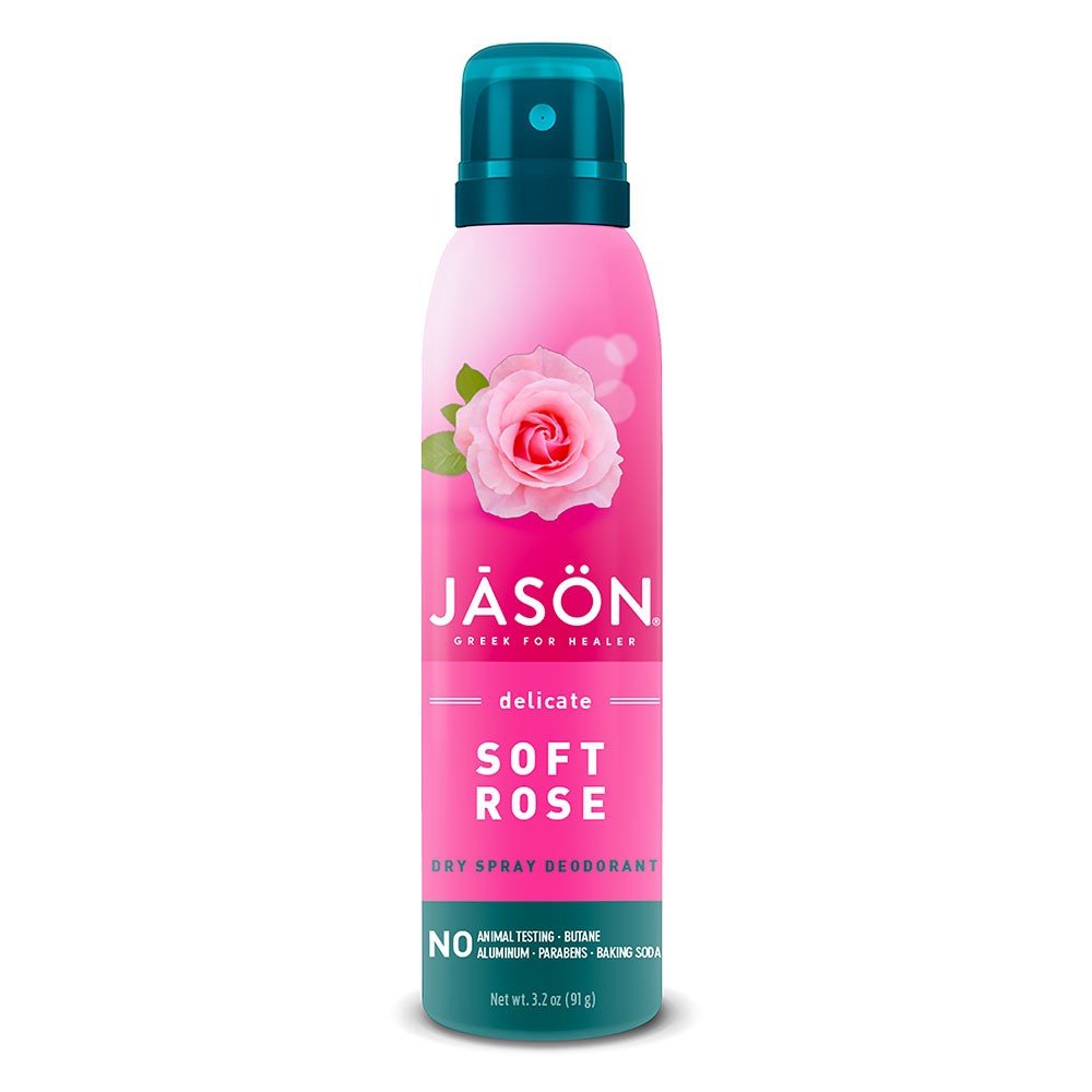 Jason Natural Cosmetics Deodorant Soft Rose Dry Spray 3.2 oz Spray