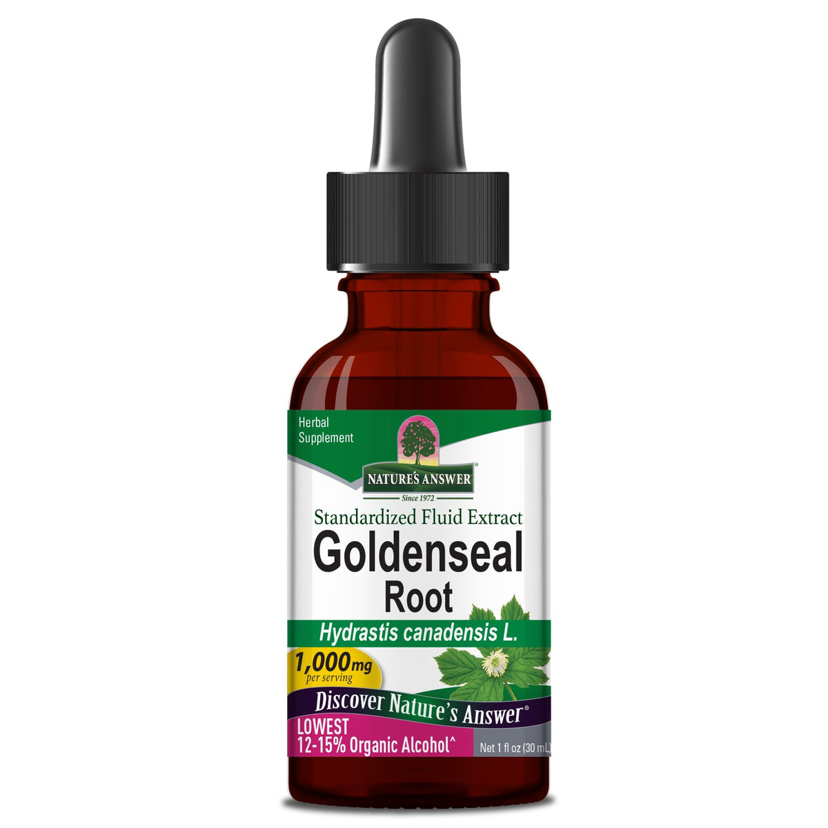 Nature's Answer Goldenseal Root Extract 1 oz Liquid