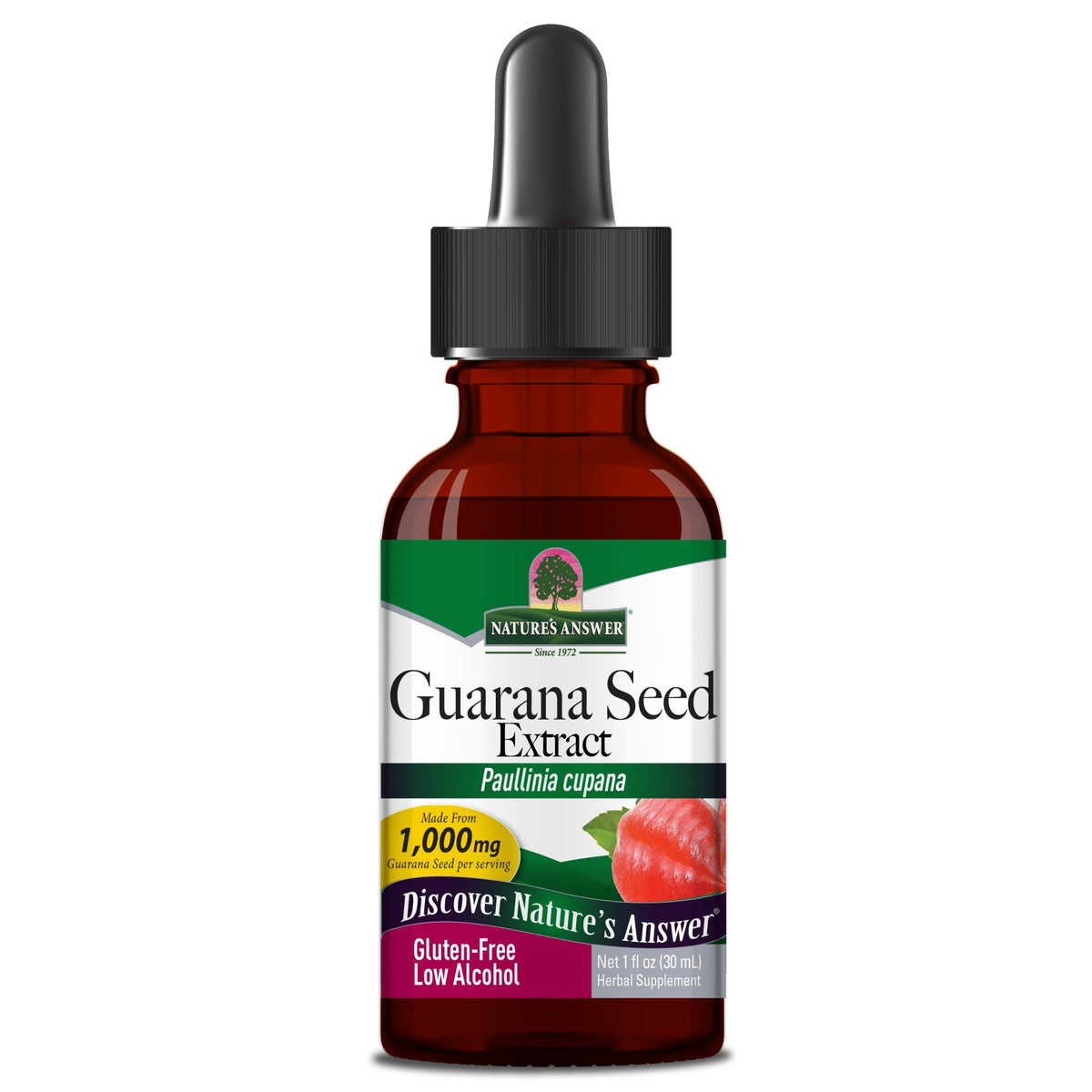 Nature's Answer Guarana Seed  Extract 1 oz Liquid
