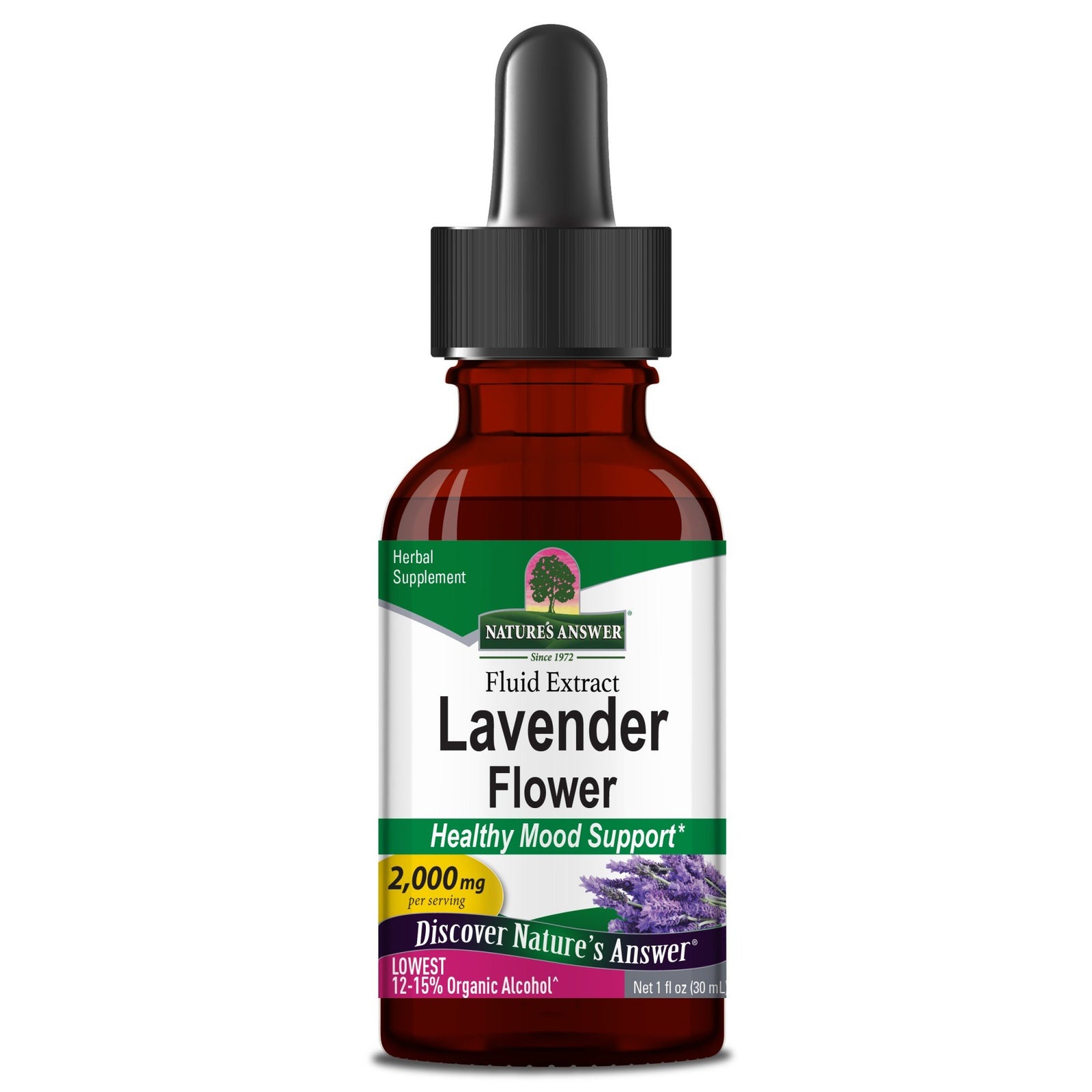 Nature's Answer Lavender Flower Extract 1 oz Liquid