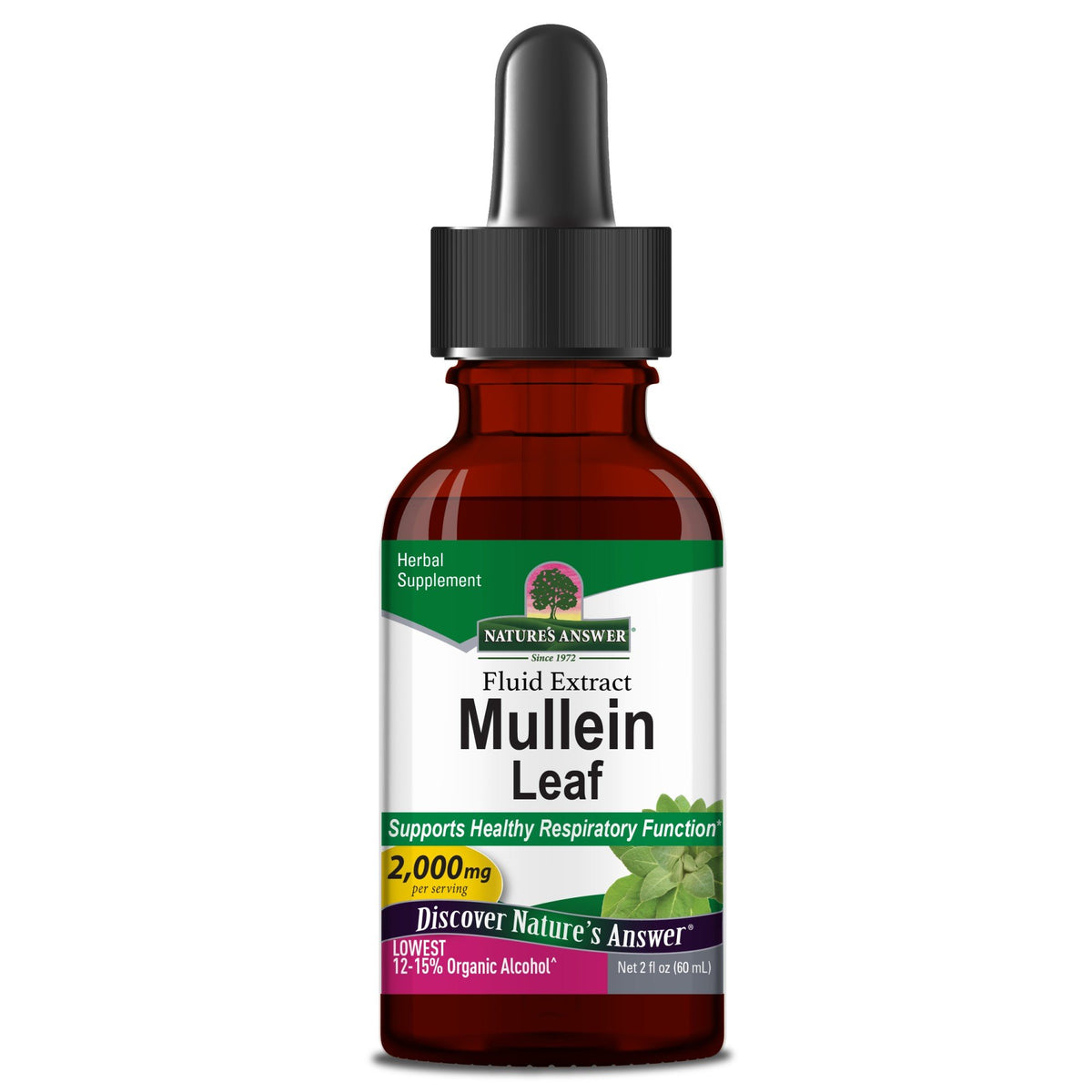 Nature's Answer Mullein Leaf Extract 2 oz Liquid