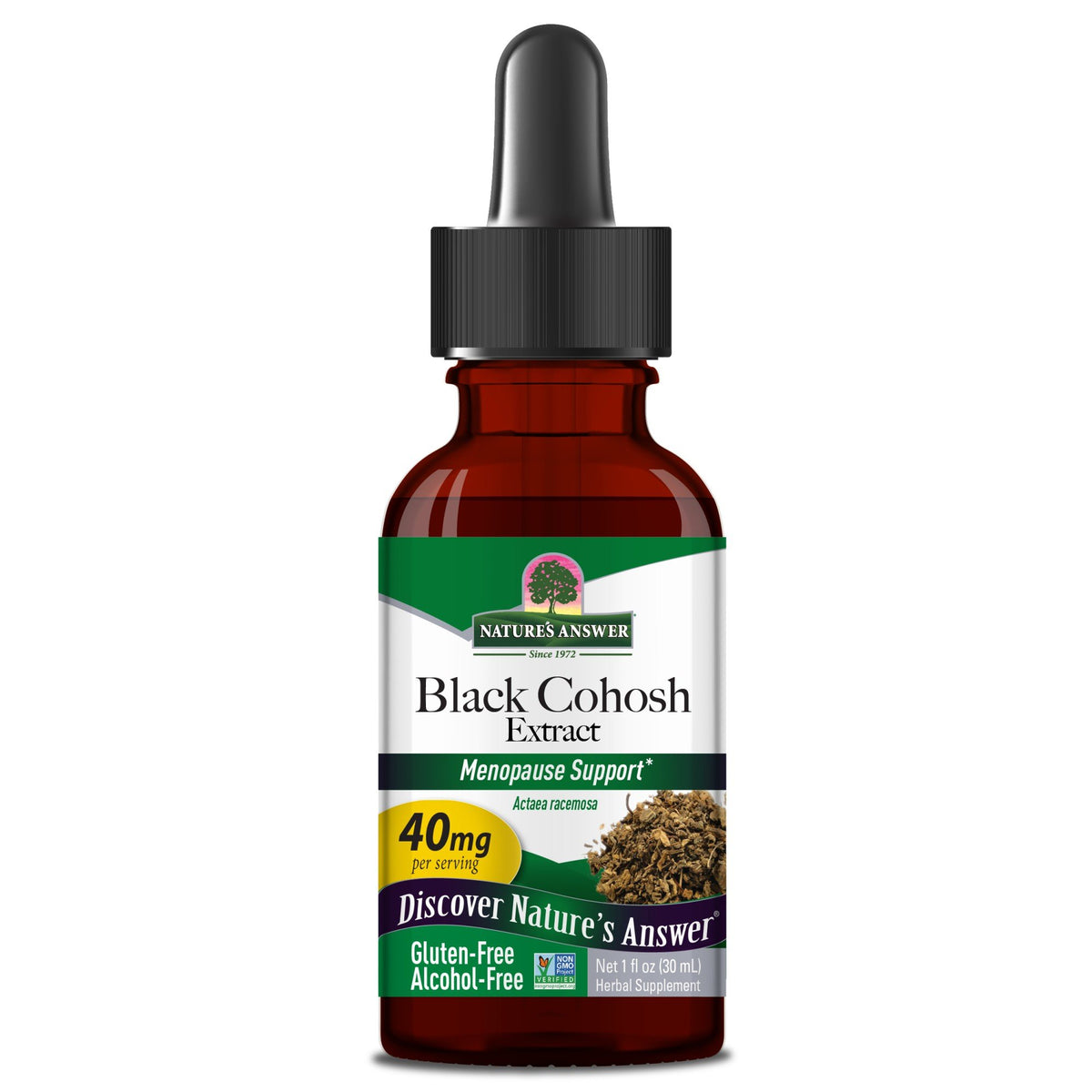 Nature's Answer Black Cohosh Extract Alcohol-Free 1 oz Liquid
