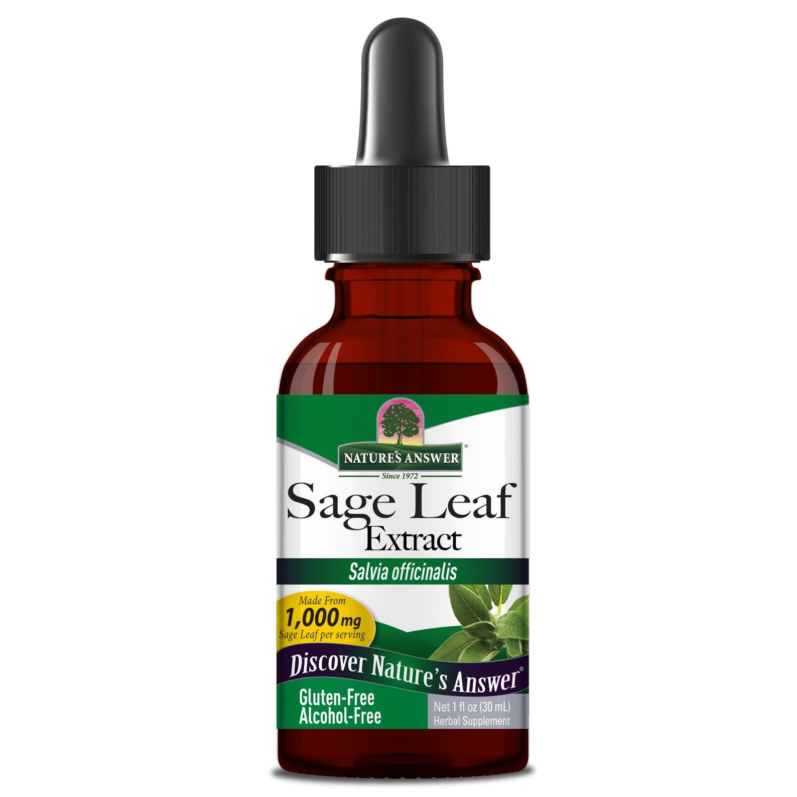 Nature's Answer Sage Extract Alcohol-Free 1 oz Liquid