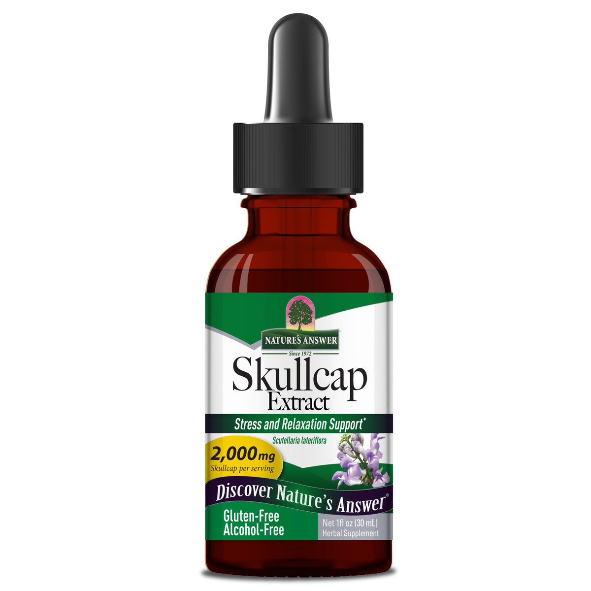 Nature's Answer Skullcap Extract  Alcohol-Free 1 oz Liquid