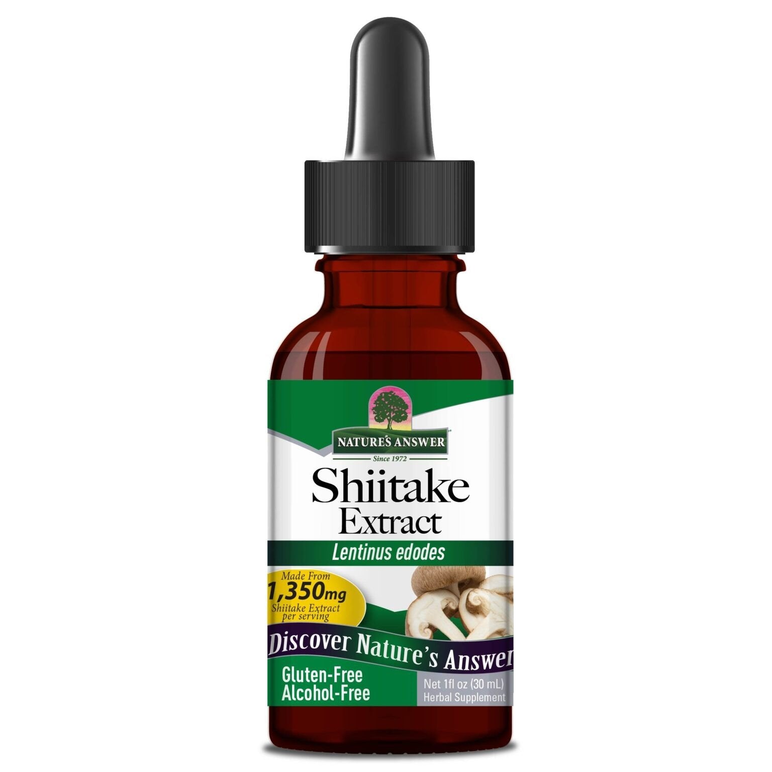 Nature's Answer Shiitake Extract Alcohol-Free 1 oz Liquid