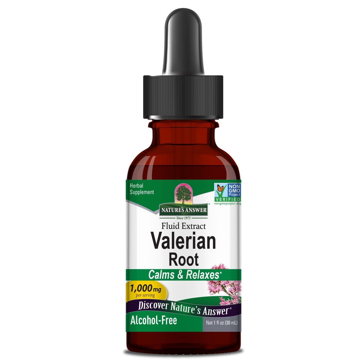 Nature's Answer Valerian Root Extract Alcohol-Free 1 oz Liquid