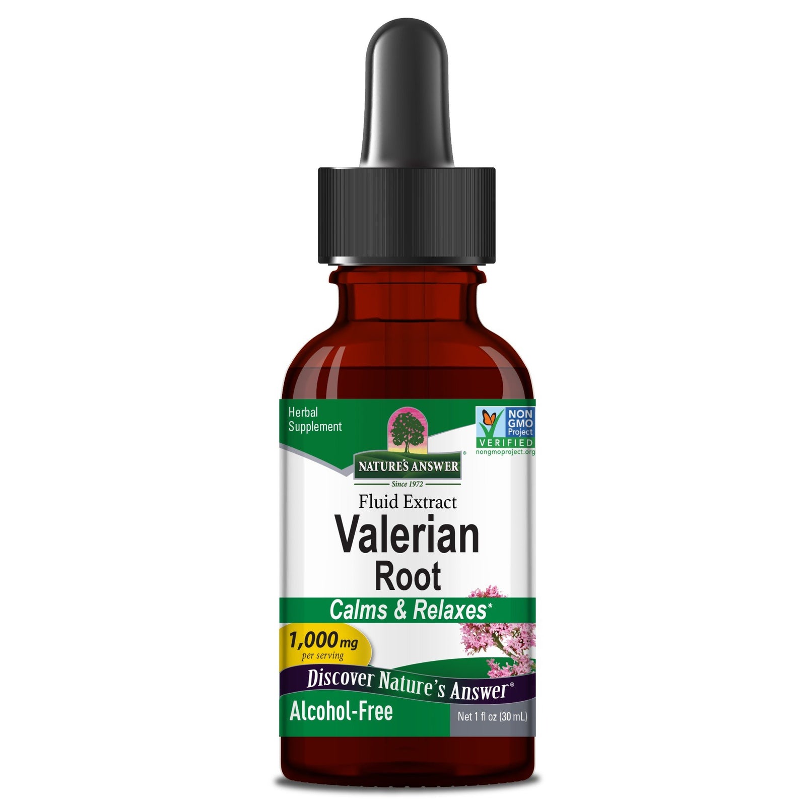 Nature's Answer Valerian Root Extract Alcohol-Free 1 oz Liquid