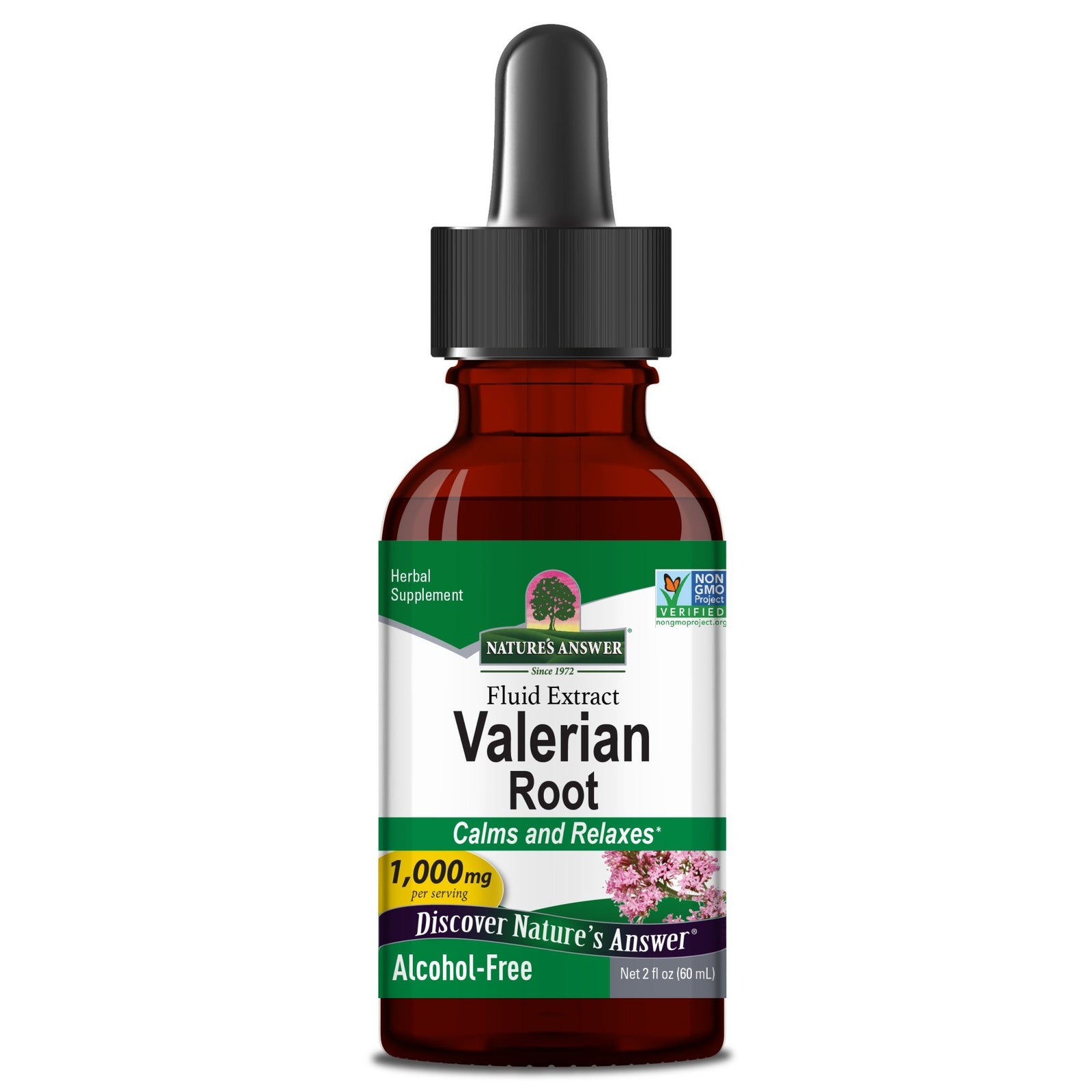 Nature's Answer Valerian Root Extract Alcohol-Free 2 oz Liquid