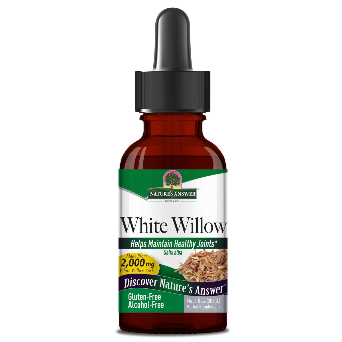 Nature's Answer White Willow Bark Extract  Alcohol-Free 1 oz Liquid