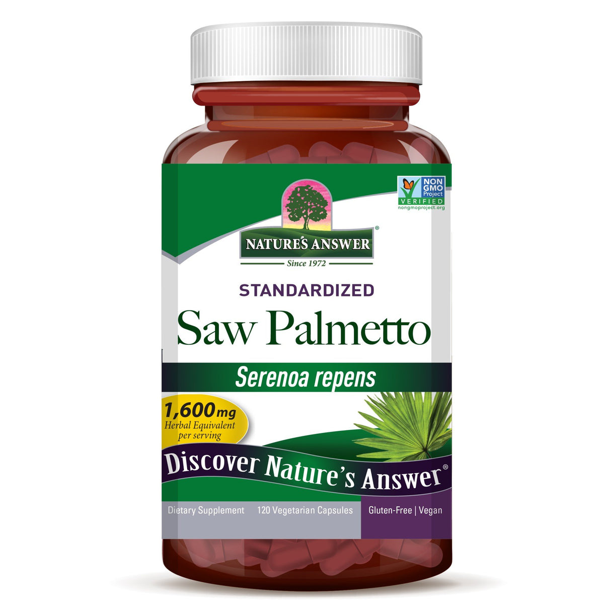 Nature's Answer Saw Palmetto Berry Extract 120 VegCap