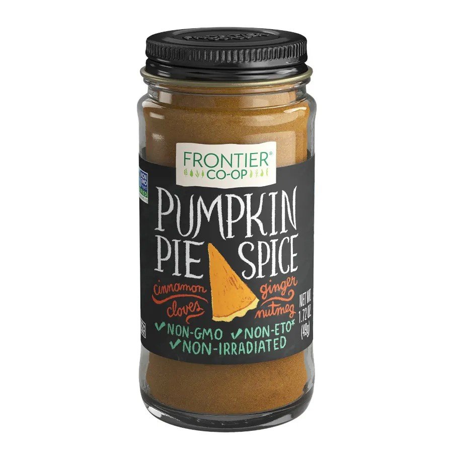 Frontier Natural Products Pumpkin Pie Spice 1.72 oz Glass Jar