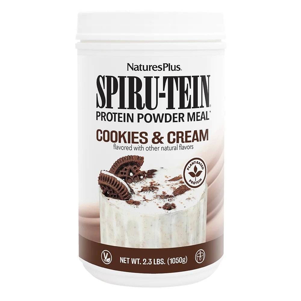 Nature's Plus Spiru-Tein (Spirutein) Shake - Cookies &amp; Cream 2.3 lbs Powder
