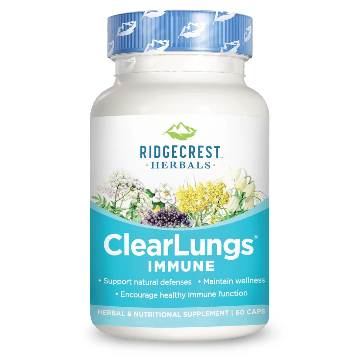 Ridgecrest Herbals ClearLungs Immune 60 VegCap