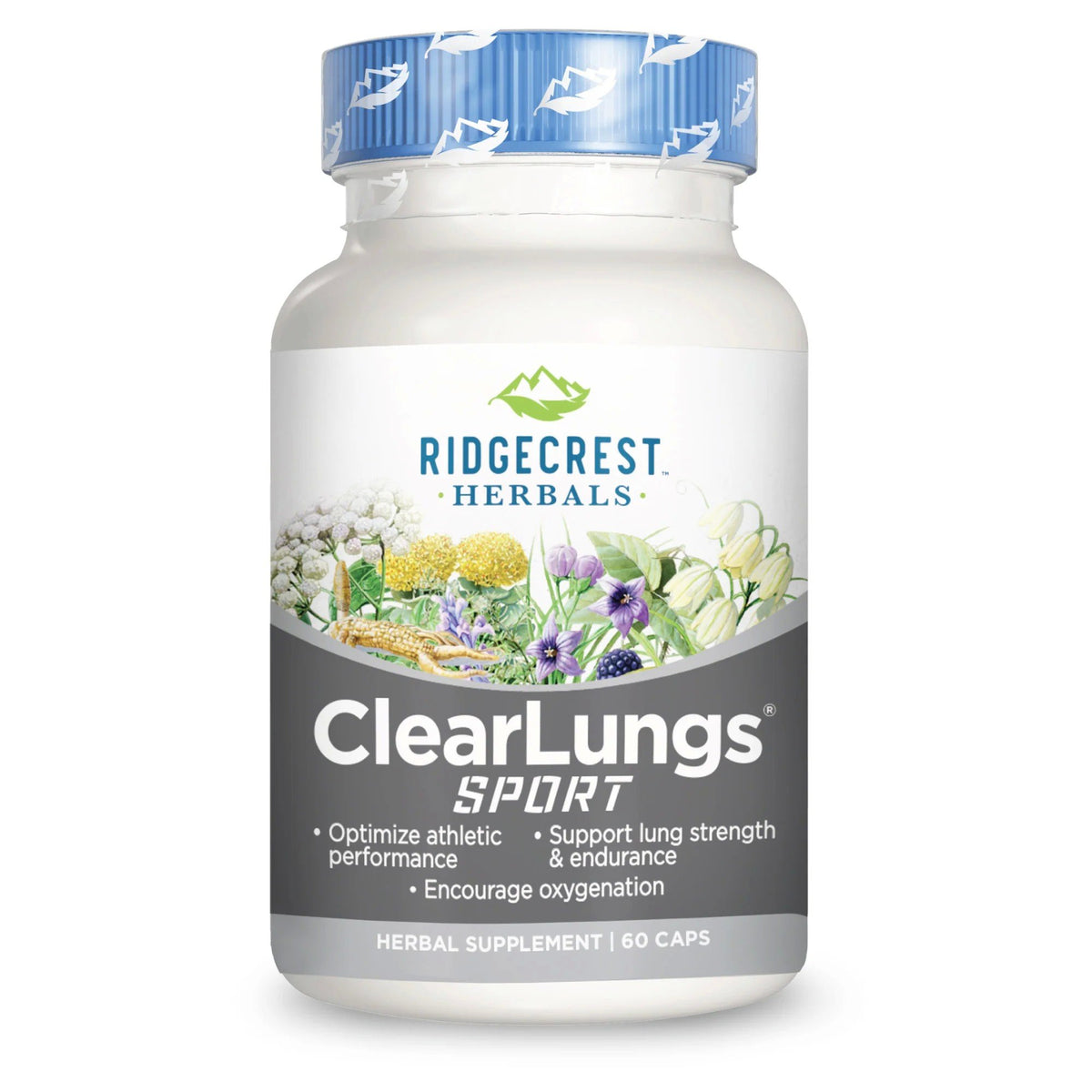 Ridgecrest Herbals ClearLungs Sport 60 VegCap