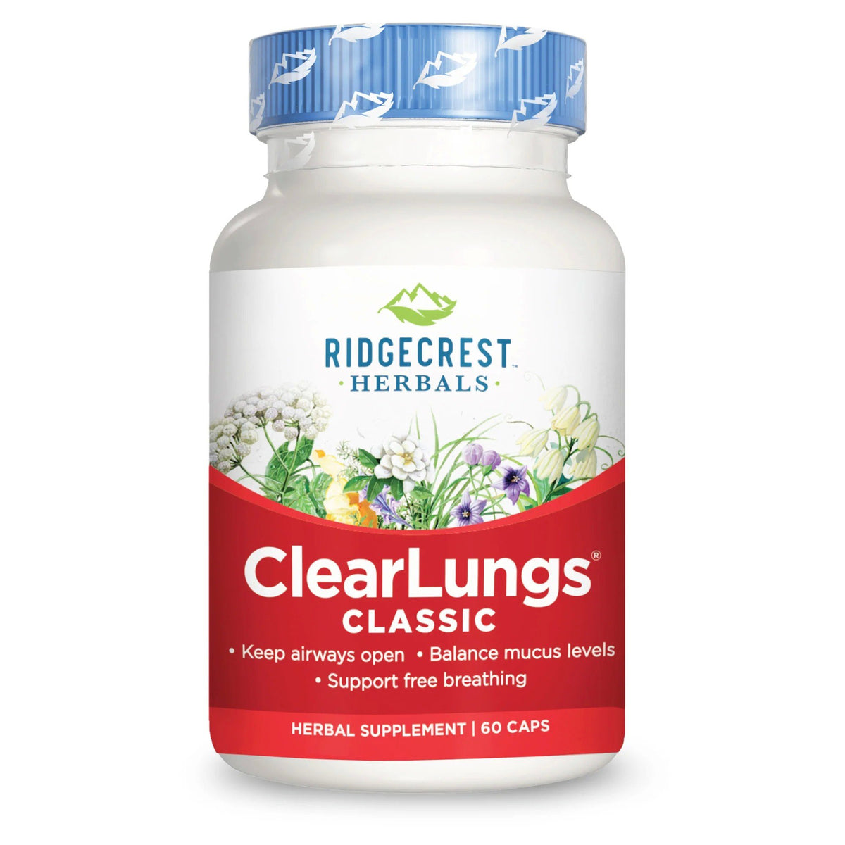 Ridgecrest Herbals Clear Lungs 60 Capsule