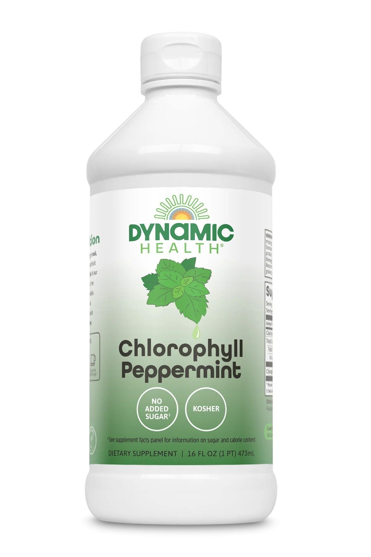 Dynamic Health Chlorophyll - Peppermint 16 fl oz. Liquid