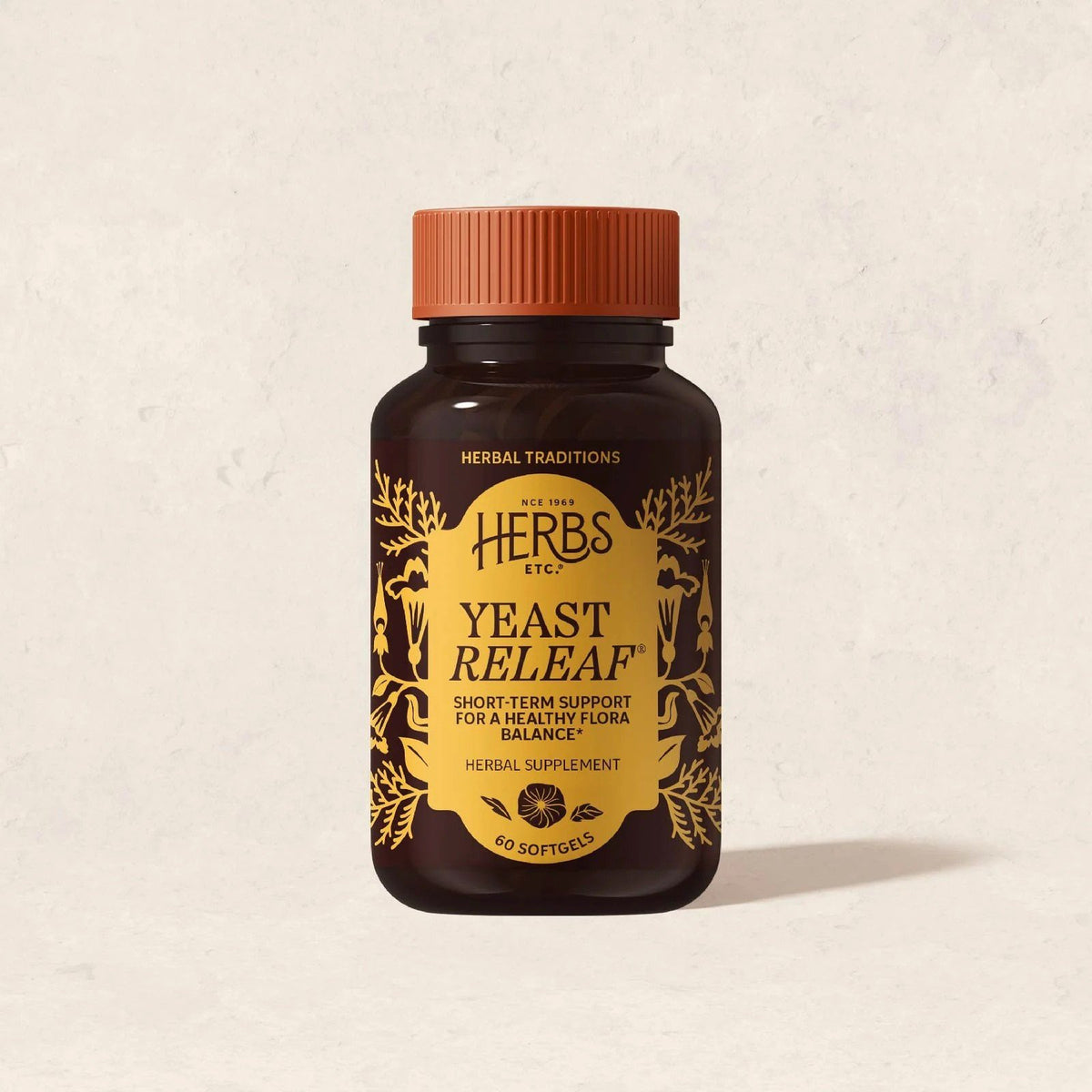 Herbs Etc Yeast ReLeaf 60 Softgel