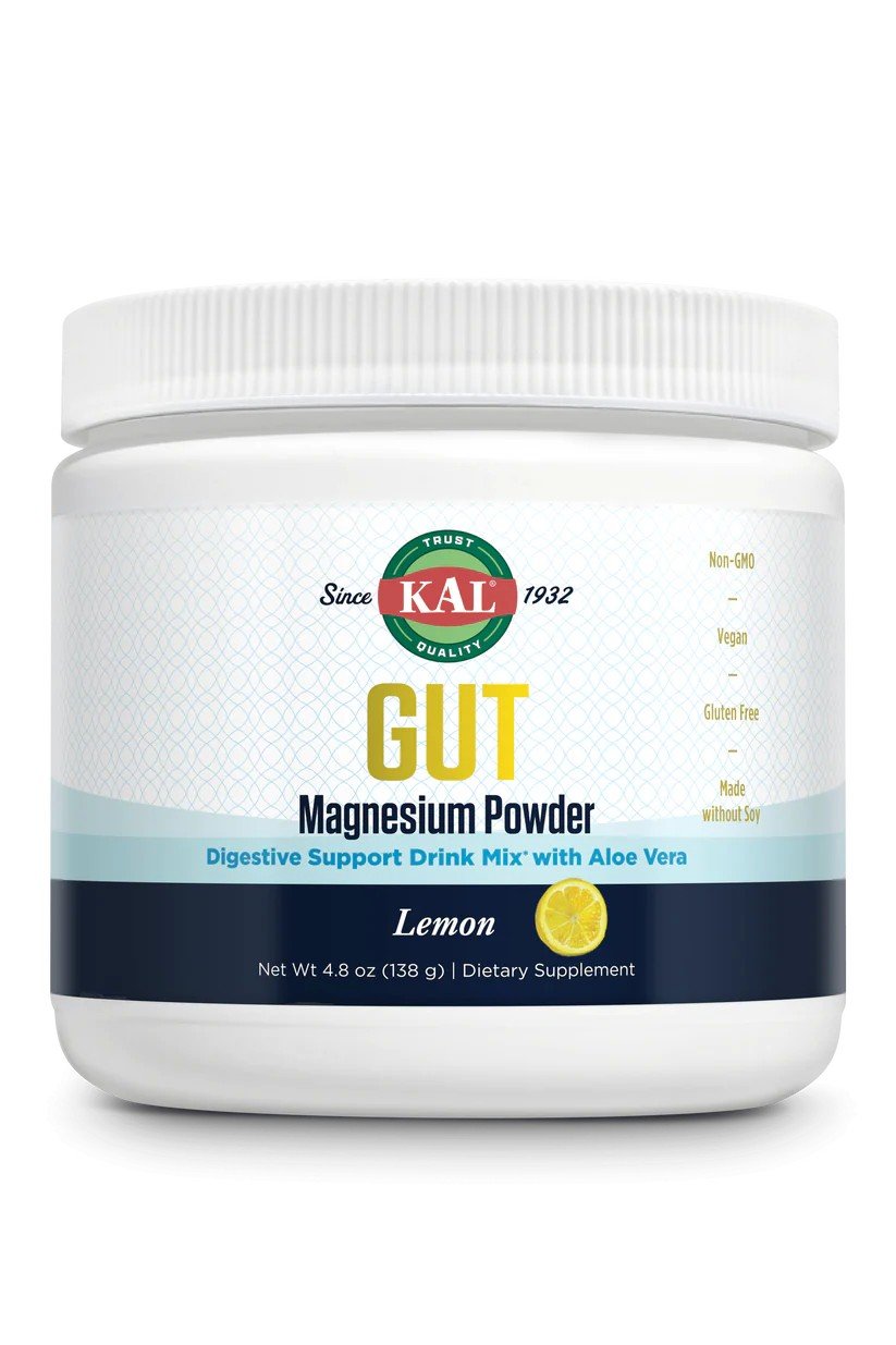 Kal Gut Magnesium Powder - Lemon 4.8 oz (138 g) Powder