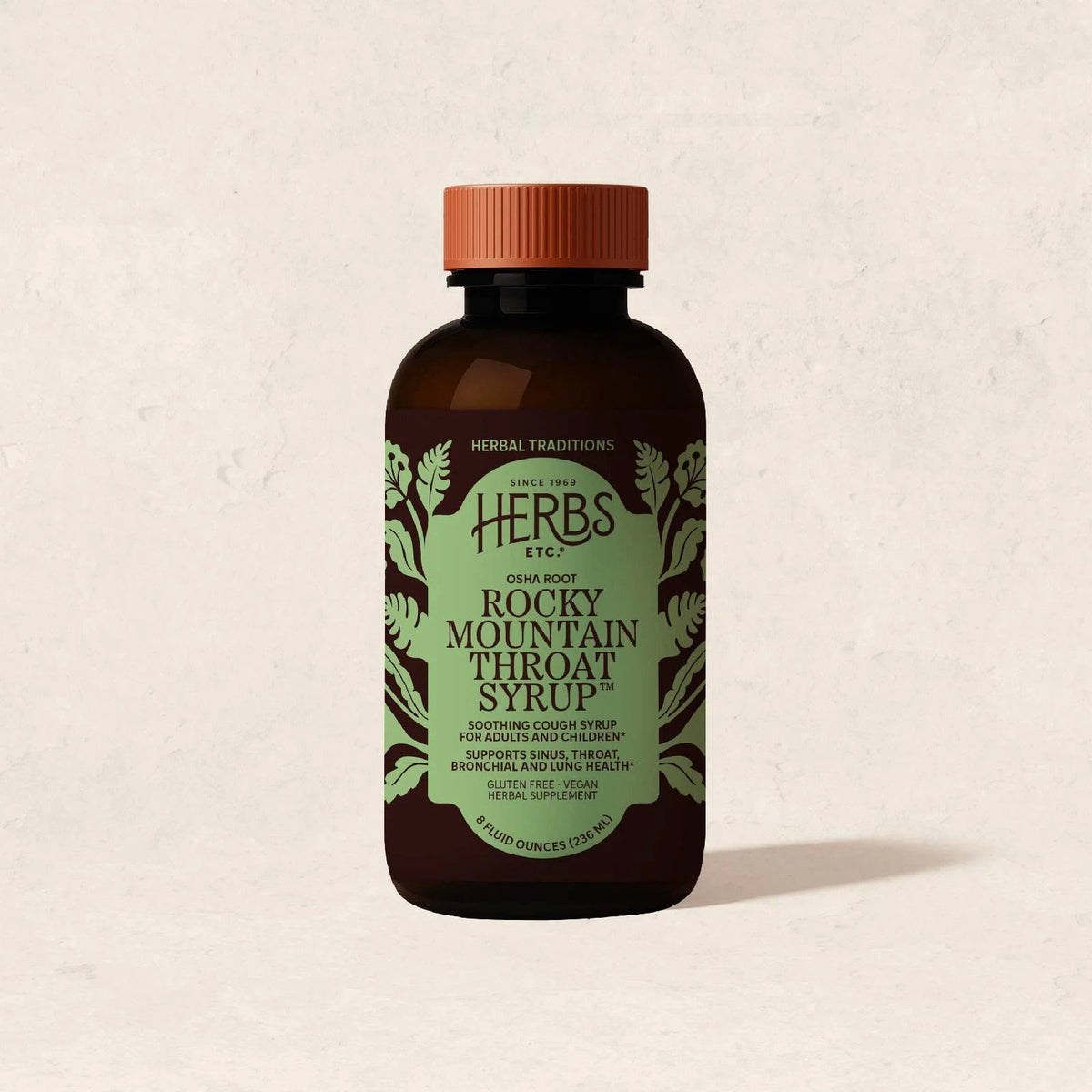 Herbs Etc Rocky Mountain Throat Syrup 8 oz Liquid