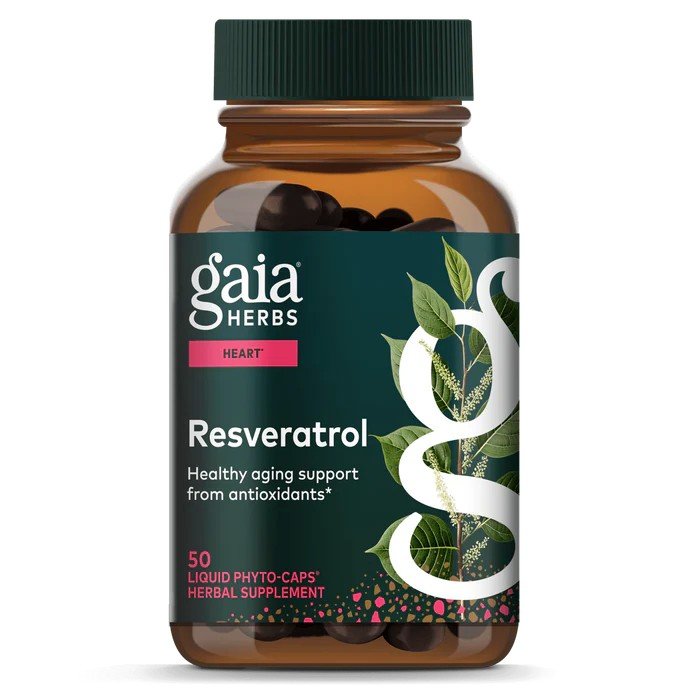 Gaia Herbs Resveratrol 150mg 50 VegCap