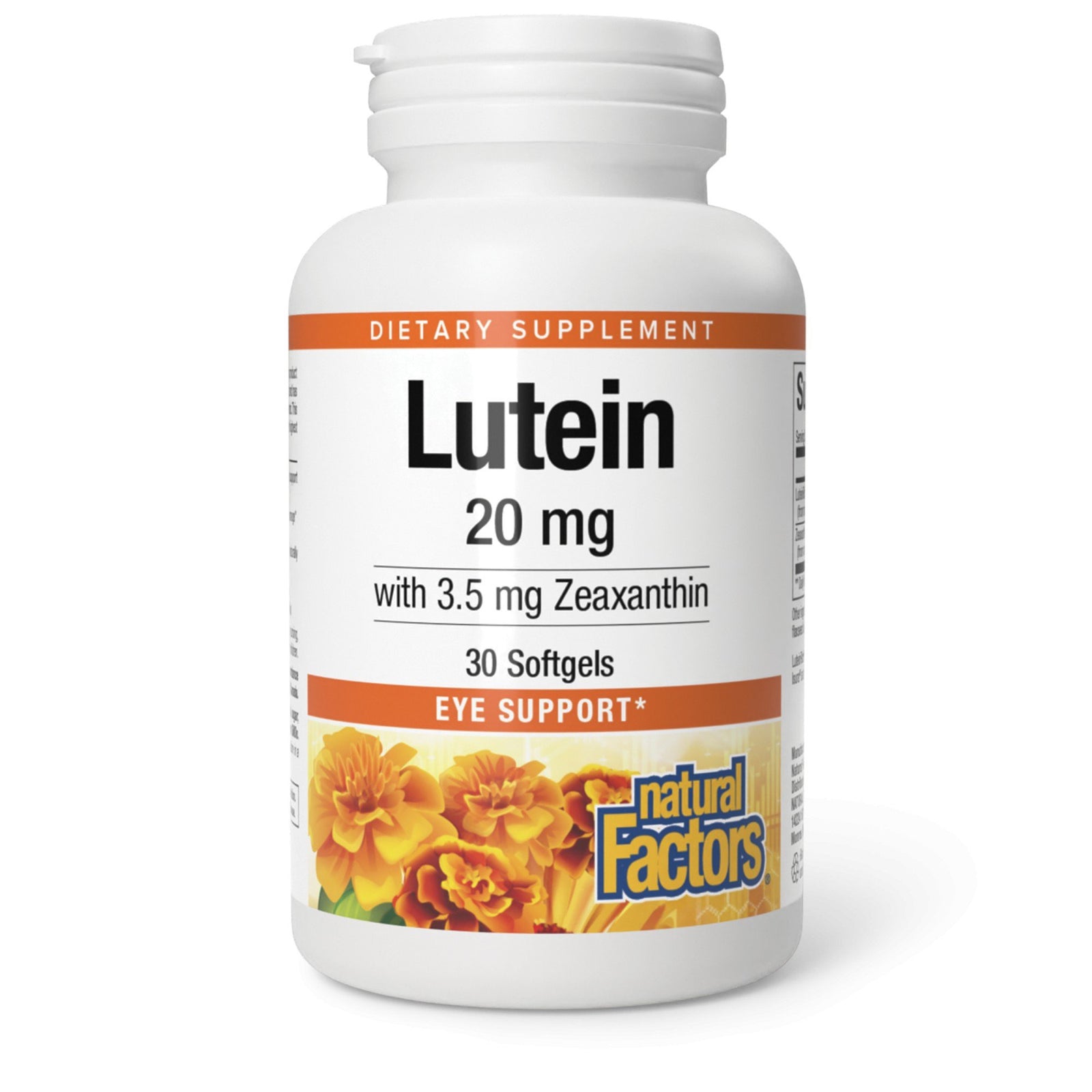 Natural Factors Lutein 20mg 30 Softgel