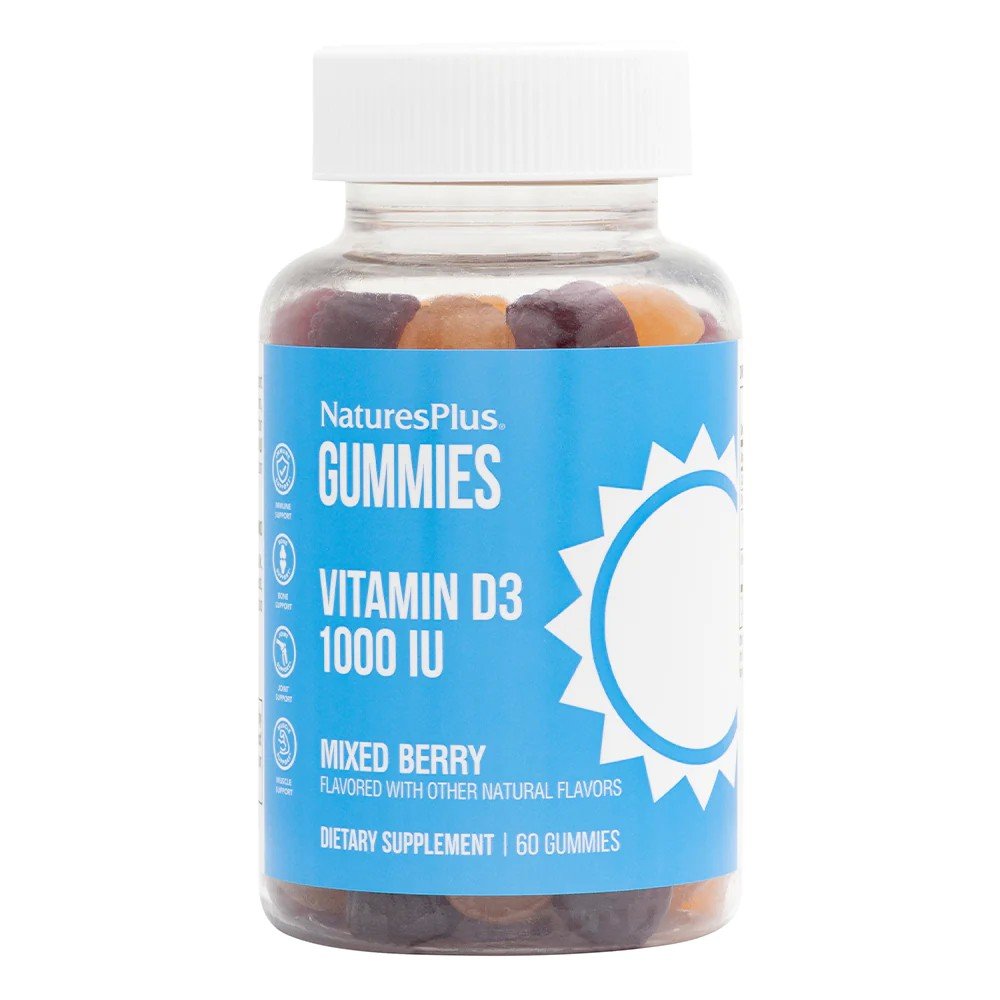 Nature&#39;s Plus Gummies Vitamin D3 1000 IU 60 Gummy